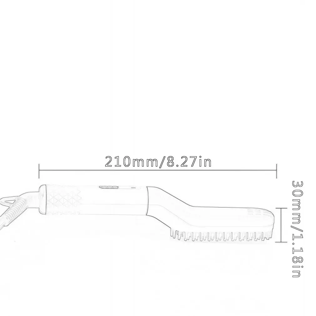 

Men'S Multi-Function Straight Hair Comb Beard Comb Styling Combing Hair Comb Ceramic Straight Hair Straightener