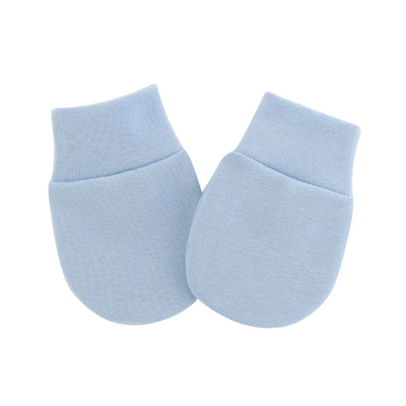 

1 Pair Baby Anti Scratching Soft Cotton Gloves Newborn Infant Handguard Mittens P31B