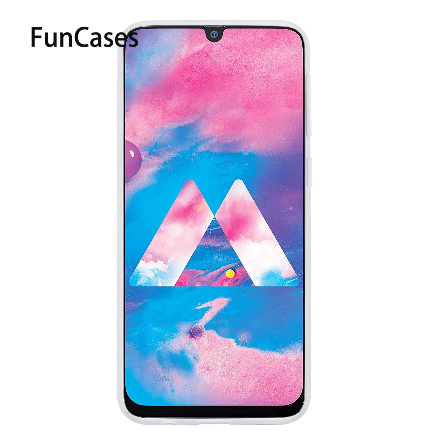 M30S полупрозрачный чехол с листьями для funda samsung Galaxy telefoon Note 10 Pro Мягкий силиконовый