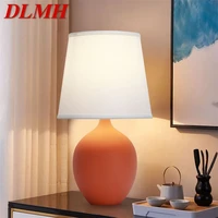 dlmh dimmer table lamp ceramic desk light contemporary simple decoration for home bedroom