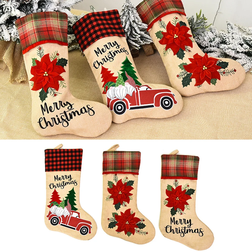 

Home Decor Christmas socks Christmas Decoration Christmas Ornament Car