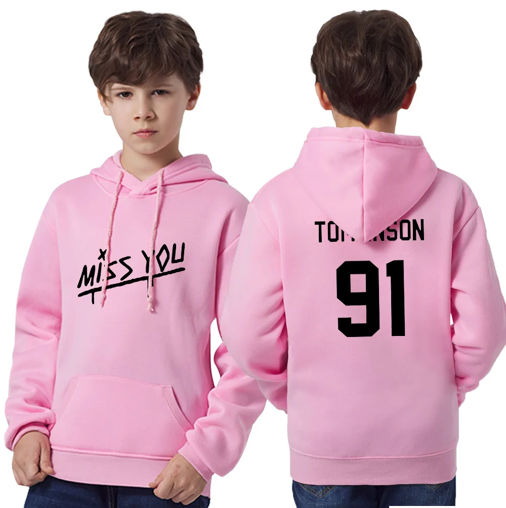 Толстовка с капюшоном для мальчиков и девочек 3-16 лет уличная одежда длинным