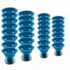 Бигуди для ухода за волосами, силиконовые, 30 шт.лот