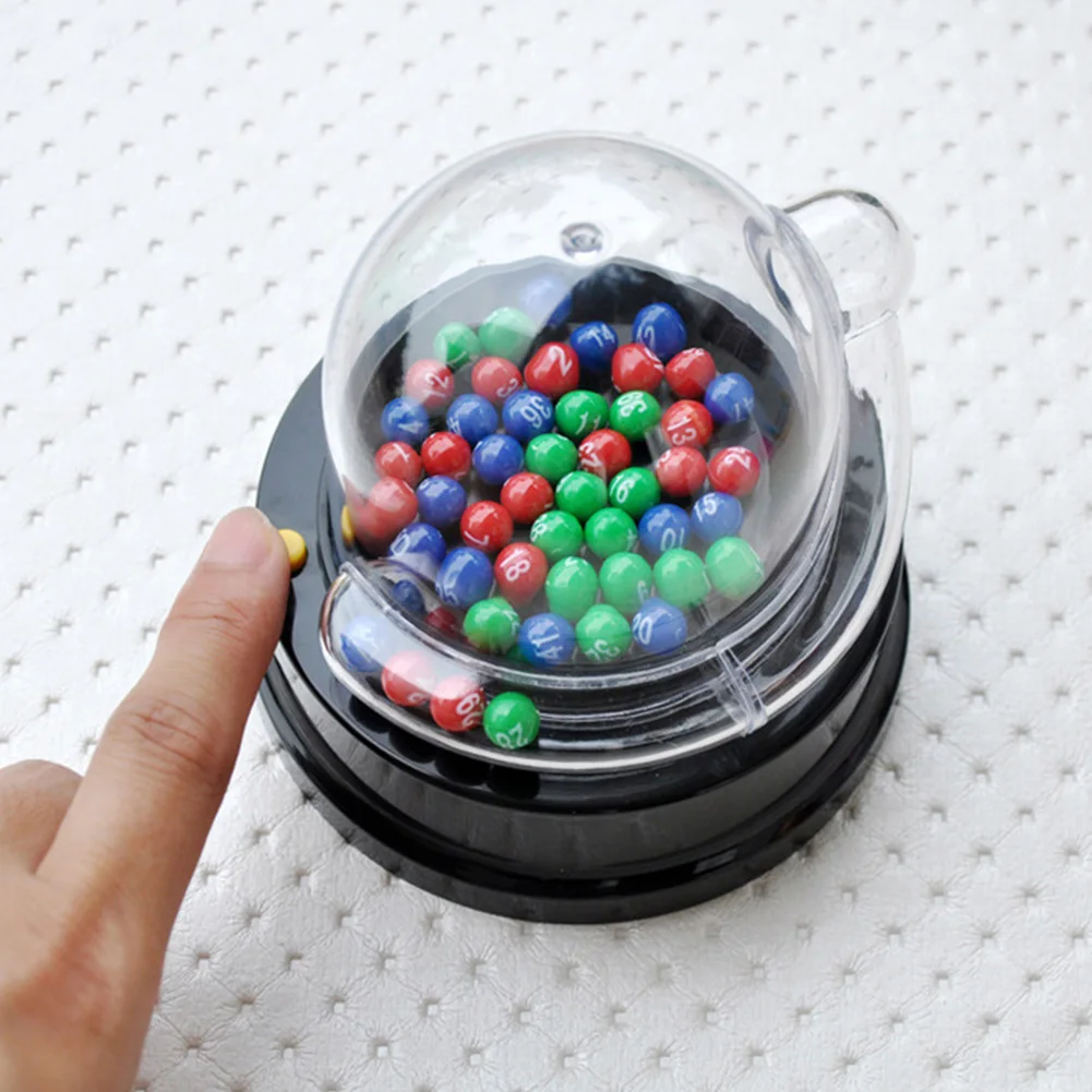 

Лото развлечения коктейль KTV вечерние дети бар счастливый номер собирание мини настольная игра электрическая лотерейная машина игрушка ABS