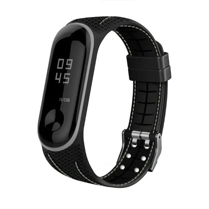 Universal Replacement Bamboo Shape Silicone Bracelet Watch Band Strap For Mi 3 4 | Электроника
