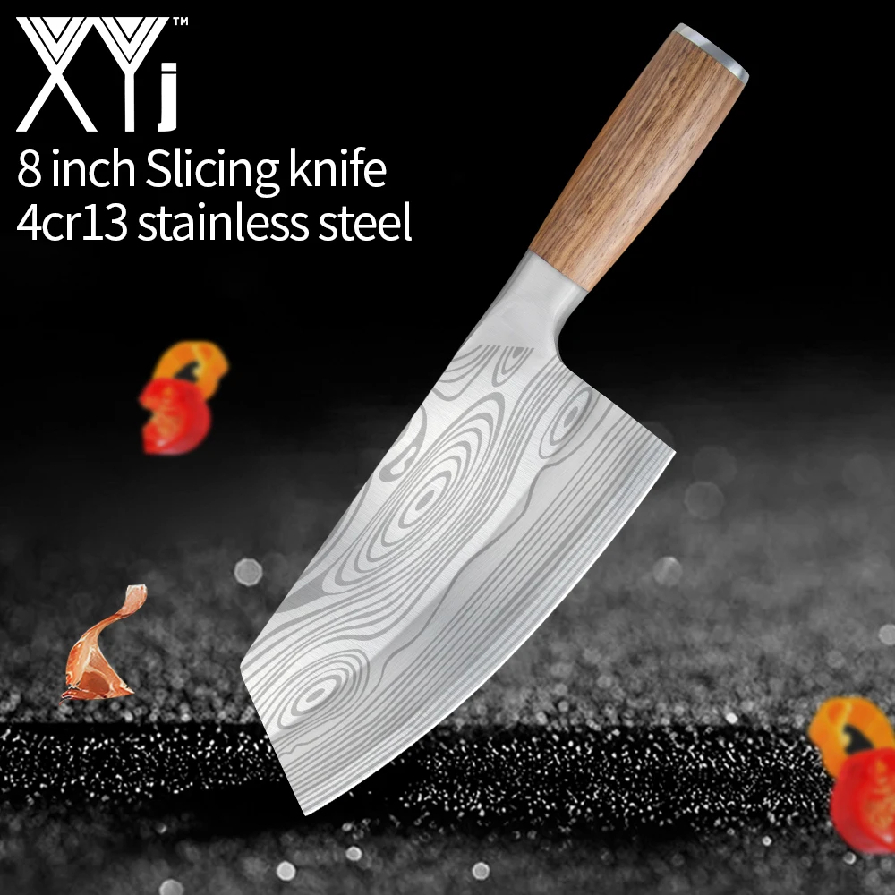 Нож для мясника XYj кухонный нож из нержавеющей стали 4cr1 3 8 дюймов | Дом и сад
