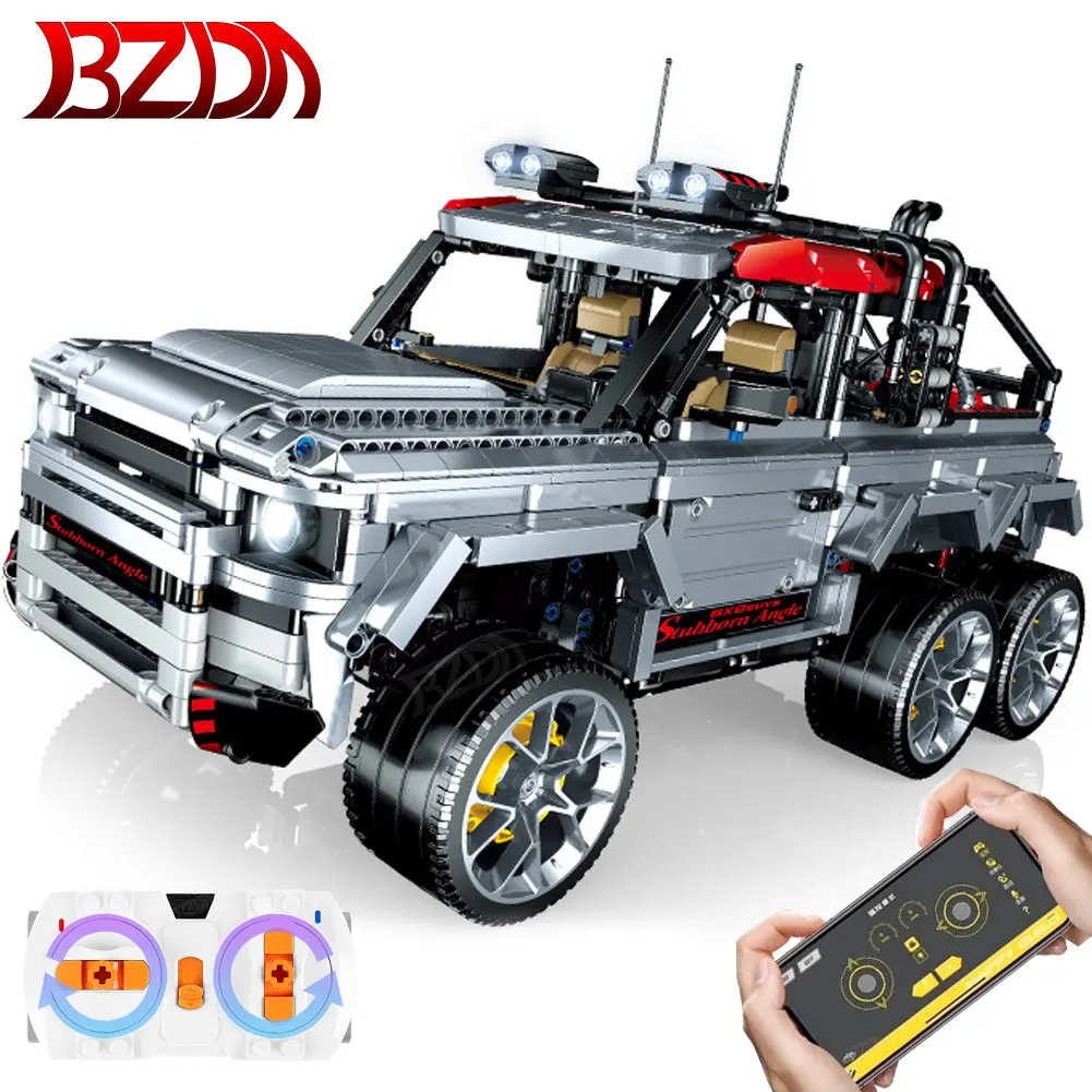 BZDA Rc автомобильные игрушки строительный блок городская техника модель