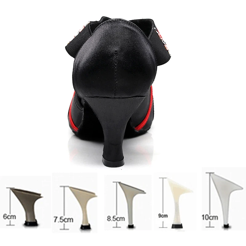 Женские вечерние танцевальные туфли DKZSYIM сатиновые с мягкой подошвой для