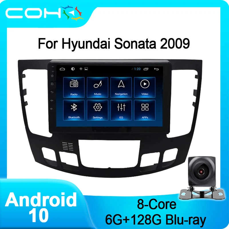 COHO для Hyundai Sonata 2009 2014 автомобильный радиоприемник GPS навигация мультимедийный