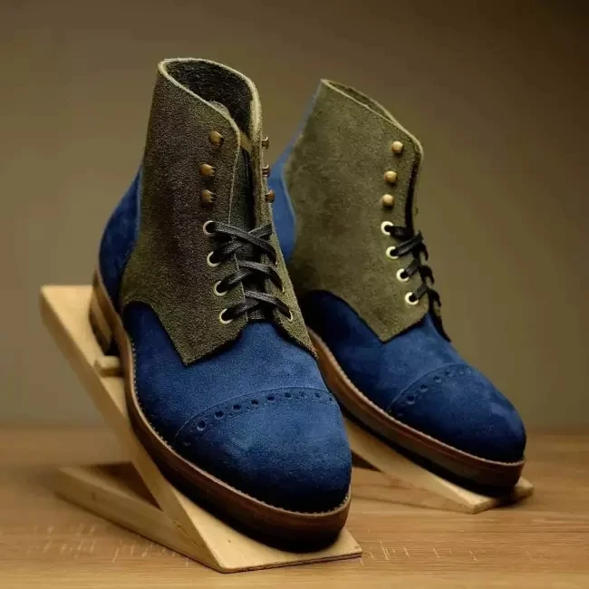 

Men Boots Winter Motorcycle Shoes Suede Lace-up Ankle Boots Mens Classic Retro Zapatos Para Hombre Work Boots KR028