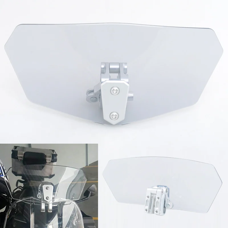 РЕГУЛИРУЕМЫЙ УДЛИНИТЕЛЬ лобового стекла с зажимом на спойлере дефлектор для Harley