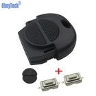 Сменный Чехол для пульта дистанционного управления OkeyTech, 2 кнопки, 2 переключателя и аккумулятор для Nissan Micra Almera Primera X-Trail