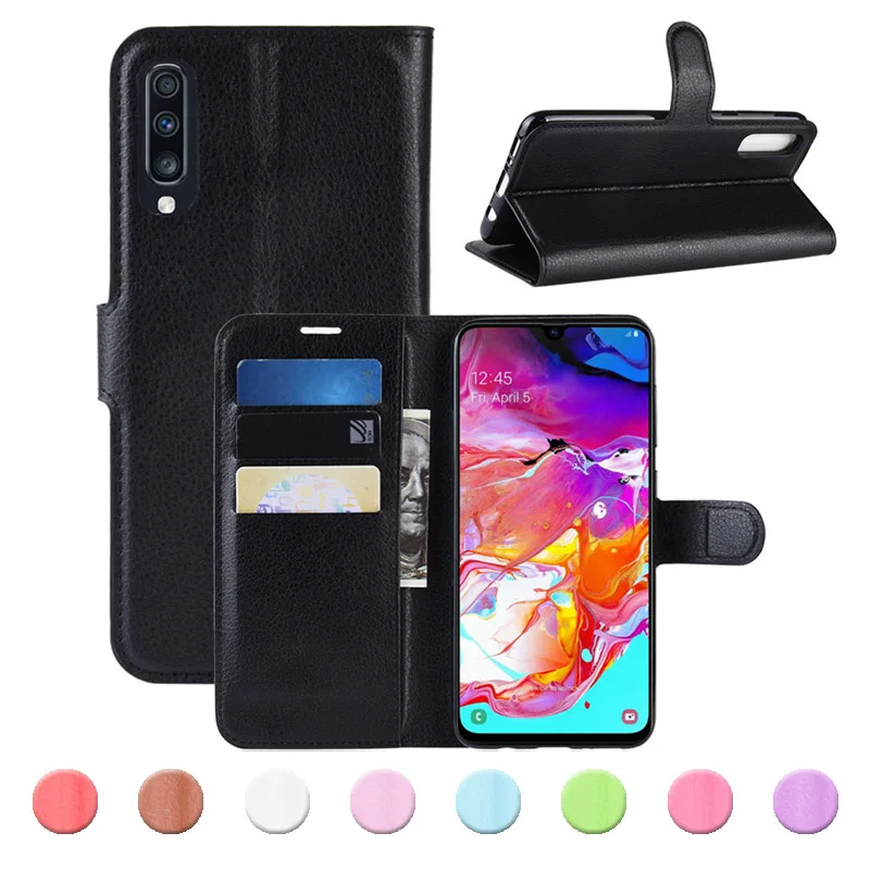 Кожаный чехол для Samsung Galaxy M01 Core 2020 A30 A50 A70 A60 A90 5G Чехлы флип бумажник A31 A50S A 50