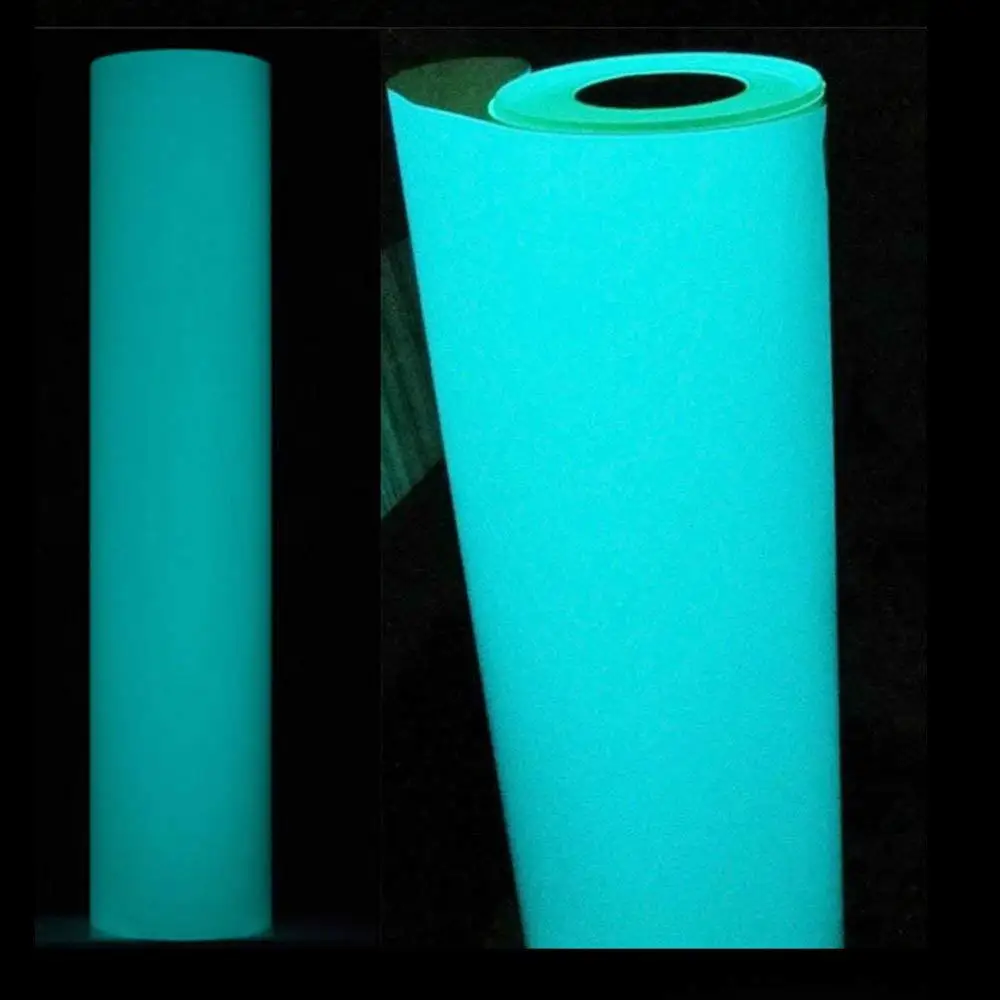 Теплопроводная виниловая светящаяся в темноте пленка HTV для футболок железная