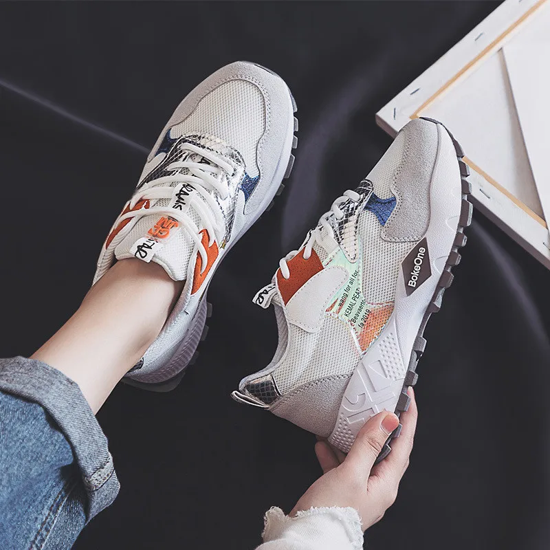 Спортивная обувь из сетчатого материала Новинка 2019 года летняя дышащая