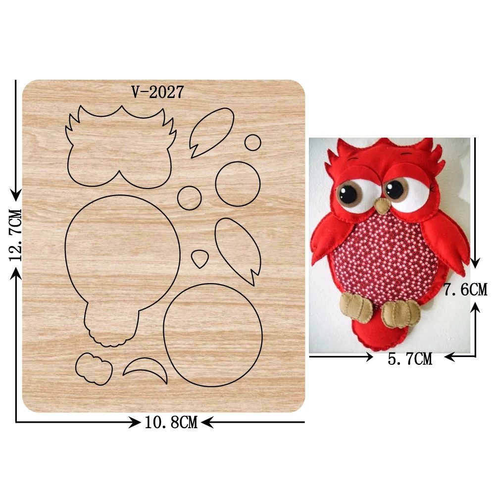 

New owl wooden dies cutting dies for scrapbooking Multiple sizes V-2027