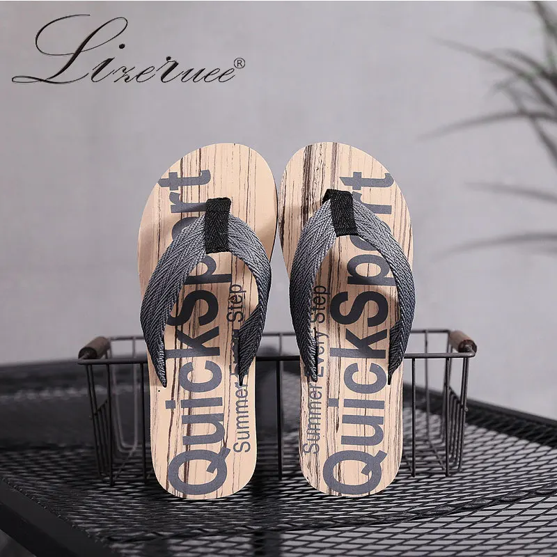 

2021 New Arrival Flat Slipper Male Tide Cool Korean Slippers Fashion Outdoor Individuality Anti-slip Man Flip-flops Beach Shoe
