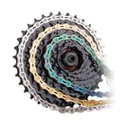 Deemount MTB дорожный цикл цепи широкие приводные приводы покрытые легированной стали фасок полые пластины 891011 скорости переключения системы