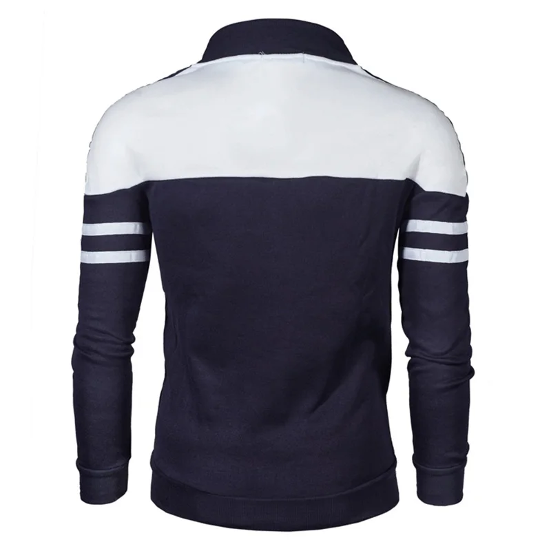 

Men Autumn Winter Men Casual Jackets Strapes Design Fashion Plush Sportswear SER88