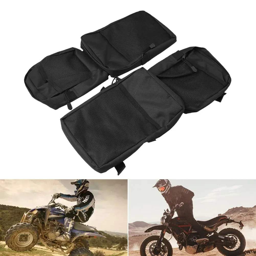

1PC 600D Oxford ATV Fender Bags ATV Tank Saddle Bags Organizer Storage Universal Rear Storage Bag for ATV Dirt Bike Luggage