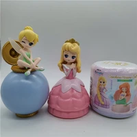bandai princess series cute posket tinker bell sleeping beauty pvc figure model toy genuine collectible dolls gifts