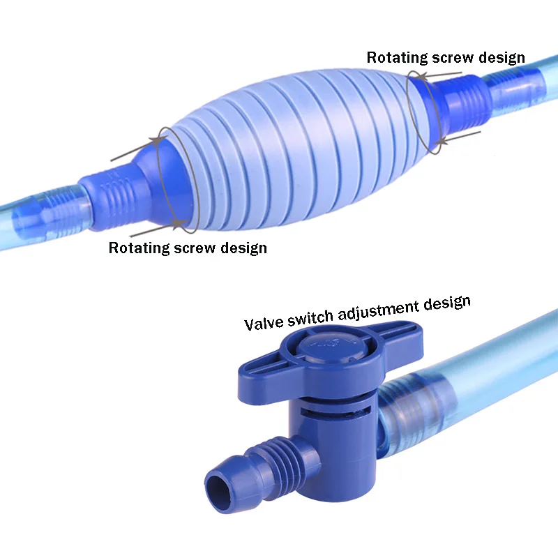 Инструменты для очистки резервуара аквариумный сифон очиститель гравия