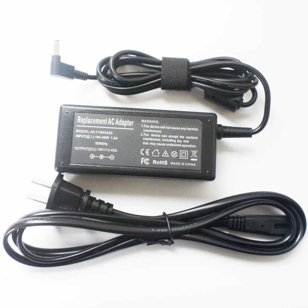 

New 65W AC Adapter Power Supply Cord Battery Charger For Asus Zenbook PA-1650-66 ADP-65AW A 4.0mm*1.35mm 19V 3.42A 100-240V