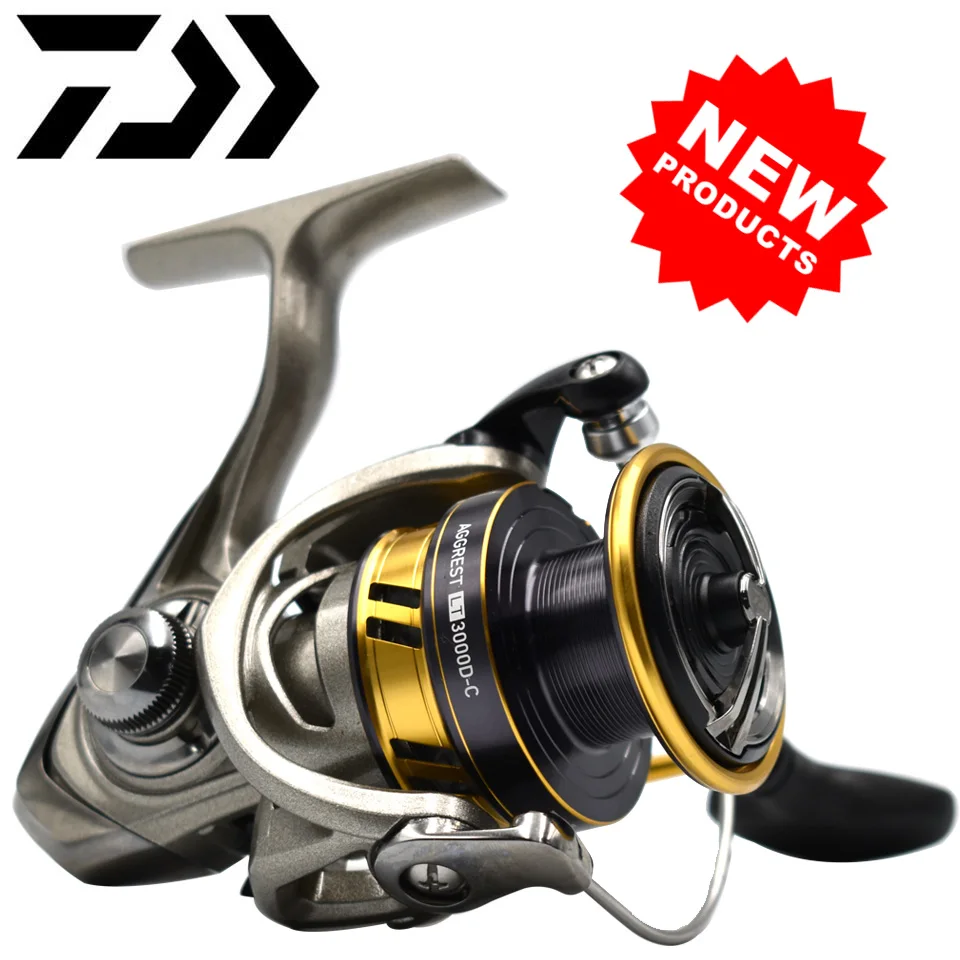 Daiwa Fishing Reel AGGREST LT 1000D-XH/6000D-H Light and strong LC-ABS Metail Spool 5KG-12KG Ultraleve 200g-346g
