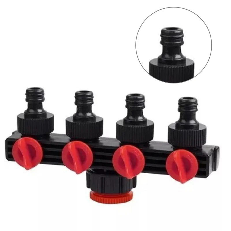 4 полосная фоторозетка для шланга садовых капельных труб аксессуары сада