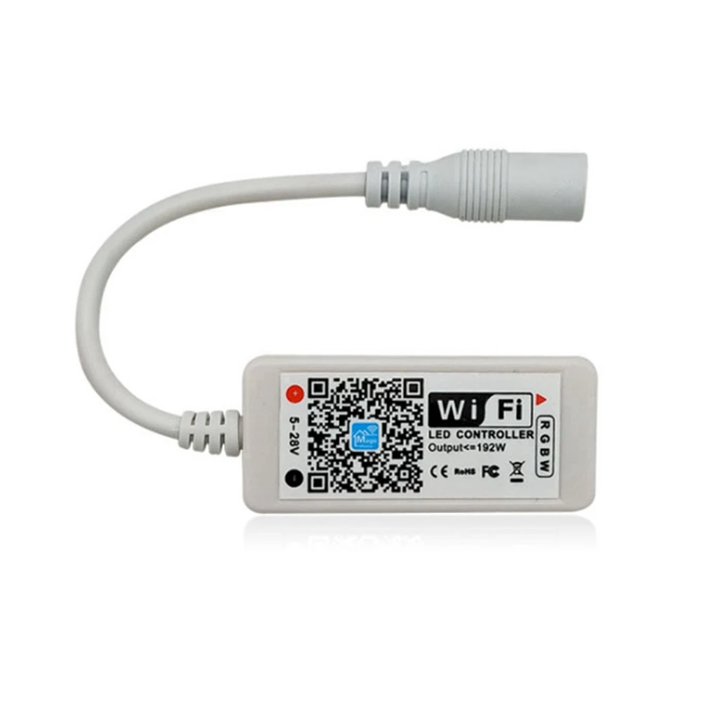 DC12 28V Мини WIFI RGBW контроллер полосы от Amazon Alexa Google домашний телефон для