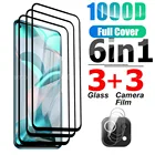 Закаленное защитное стекло 6 в 1 с полным покрытием для Xiaomi Mi 11 Lite, зеркальное стекло для экрана телефона, стекло для камеры Xiomi 11 Lite, фотопленка