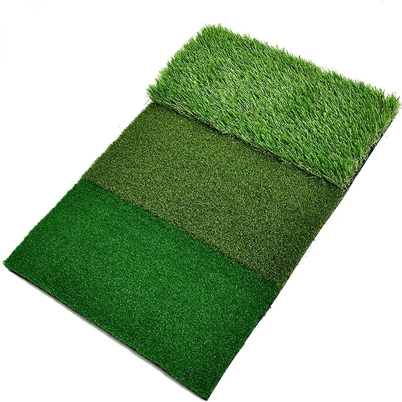 Golf three-grass combination practice mat, cutting mat, swing mat, indoor and outdoor ball mat