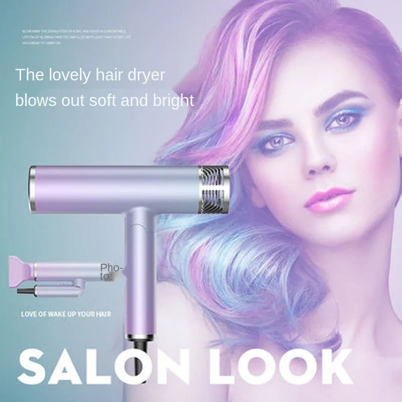 

The new 110V foldable hair dryer home high-power does not hurt the blue light silent hair dryer gift box packaging 1800W