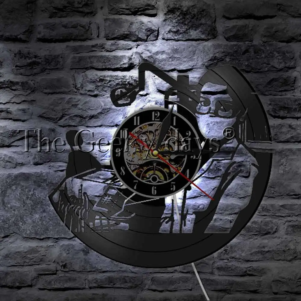 Настенные часы с виниловой пластиной для стоматологических клиник Настенный