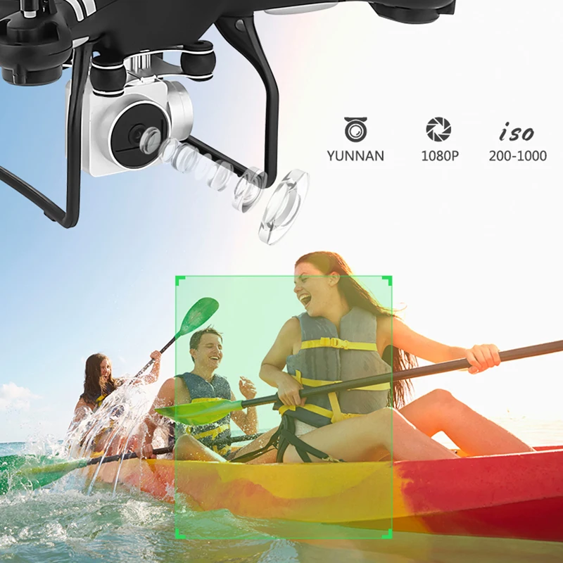 RC WI-FI с видом от первого лица Квадрокоптер 4K HD Камера Дрон профессиональной воздушной видео 6 Axis Gyro 4 Каналы р/у вертолет Квадрокоптер с высокой фиксацией