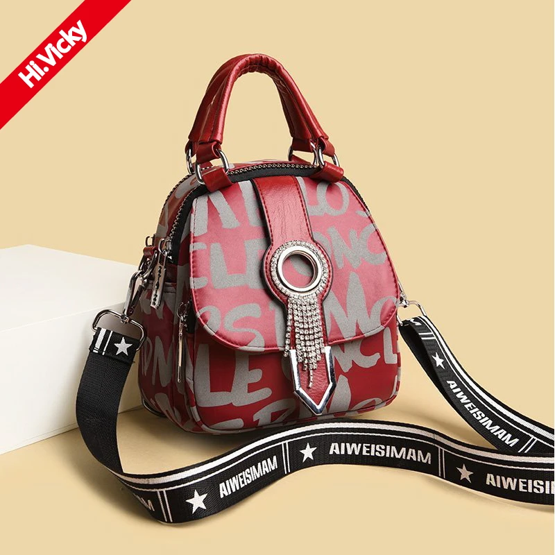

Fashion Backpack For Women 2021 Summer New Style Ladies Handbag Classic Fashion Shoulder Bag Messenger Bag Backpack With Letters