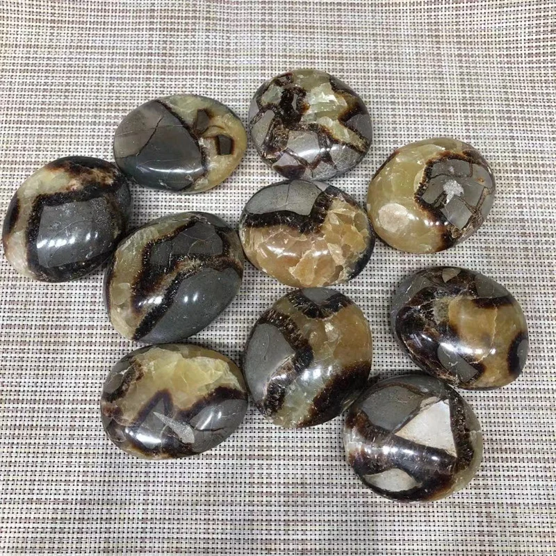 

Natural Stones Dragon Septarian Palm Massage Gemstones Quartz Crystal Home Decorations