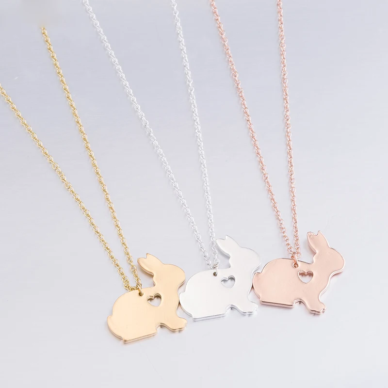 Ожерелье с подвеской в виде кролика кролика|Ожерелья подвеской| |