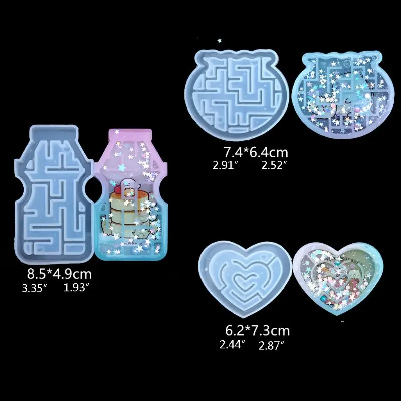 Лабиринт с принтом зыбучих песков литейная форма для кулона лабиринт садок рыбы