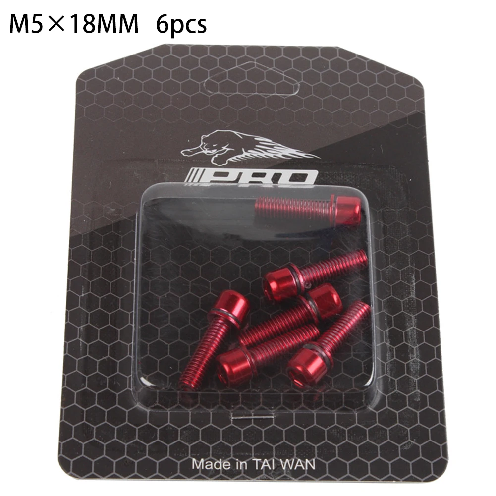

M5*18mm Bolts Titanium Plated Steering Handlebar Screws Useful Durable