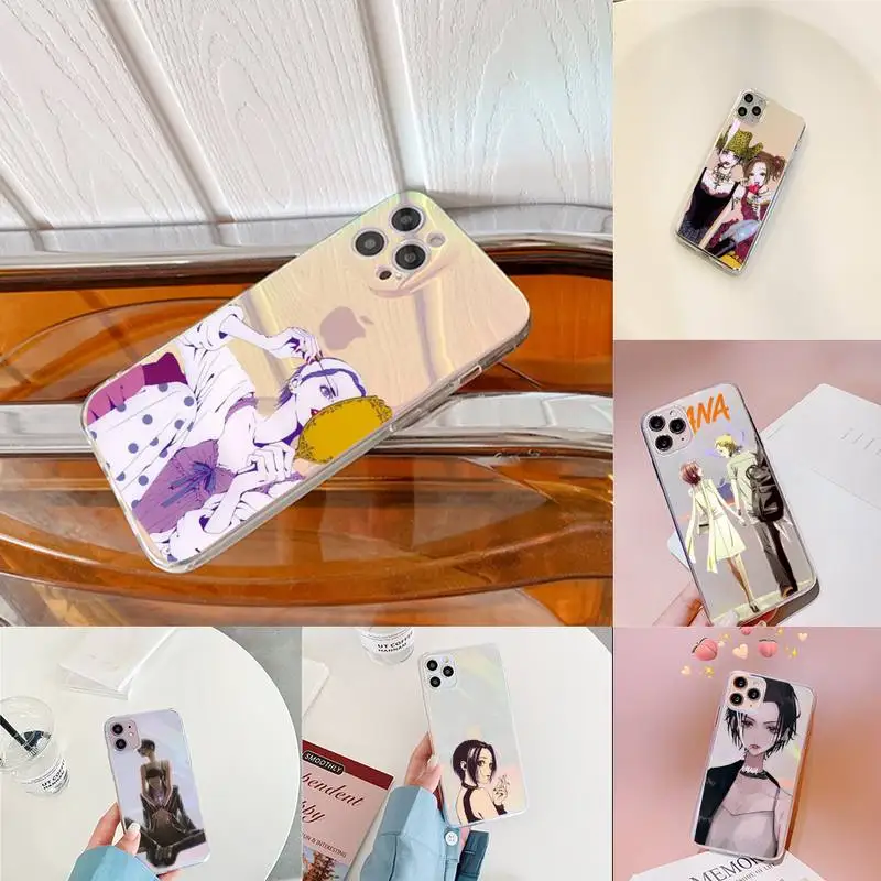 

For iphone 12/11 Pro 12Pro/11Pro Max mini 6/7/8/6s Plus Case For iphone X/XR/XS max SE 2020 Apple Nana anime Phone Cases Cover