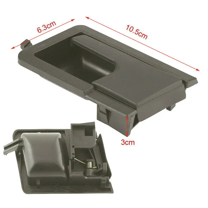 Черная/серая ручка для межкомнатной двери передняя левая и правая Volkswagen Transporter