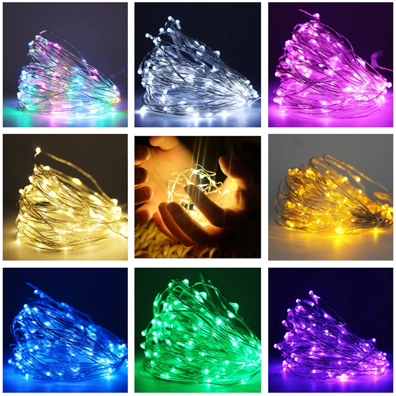 Рождественские украшения для дома Сказочная гирлянда светодиодное