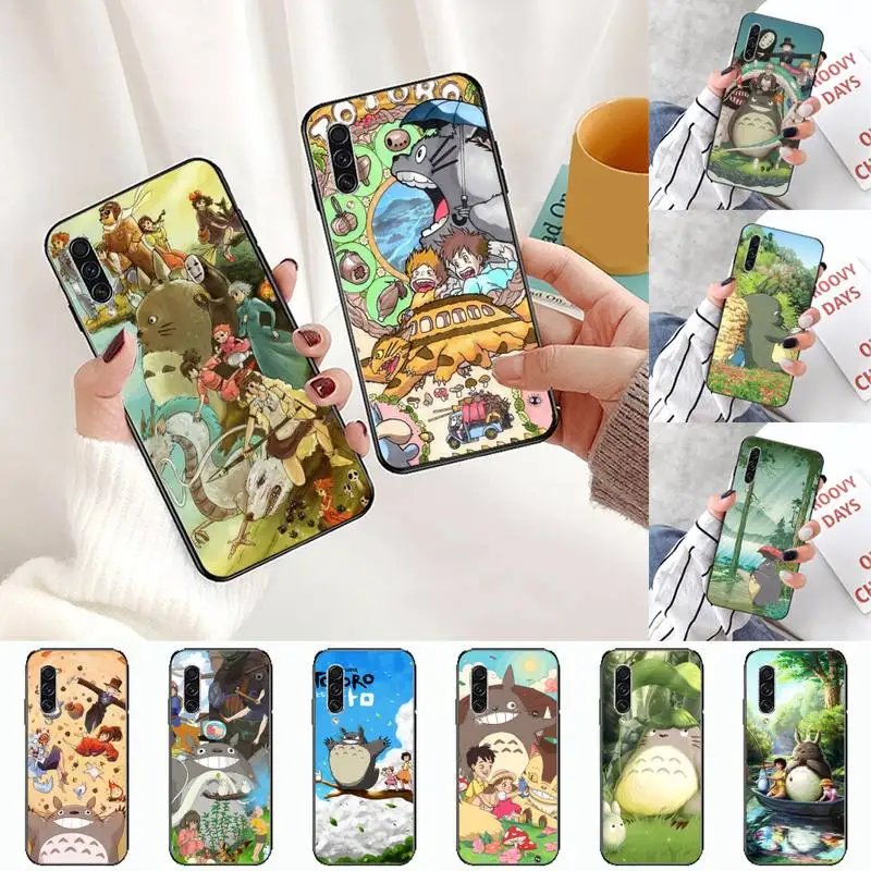 

Totoro Spirited Away Miyazaki Hayao Phone Case For Samsung A S M Note 9 10 20 fe 21 71 30 ultra plus 5g 11 31 51 s