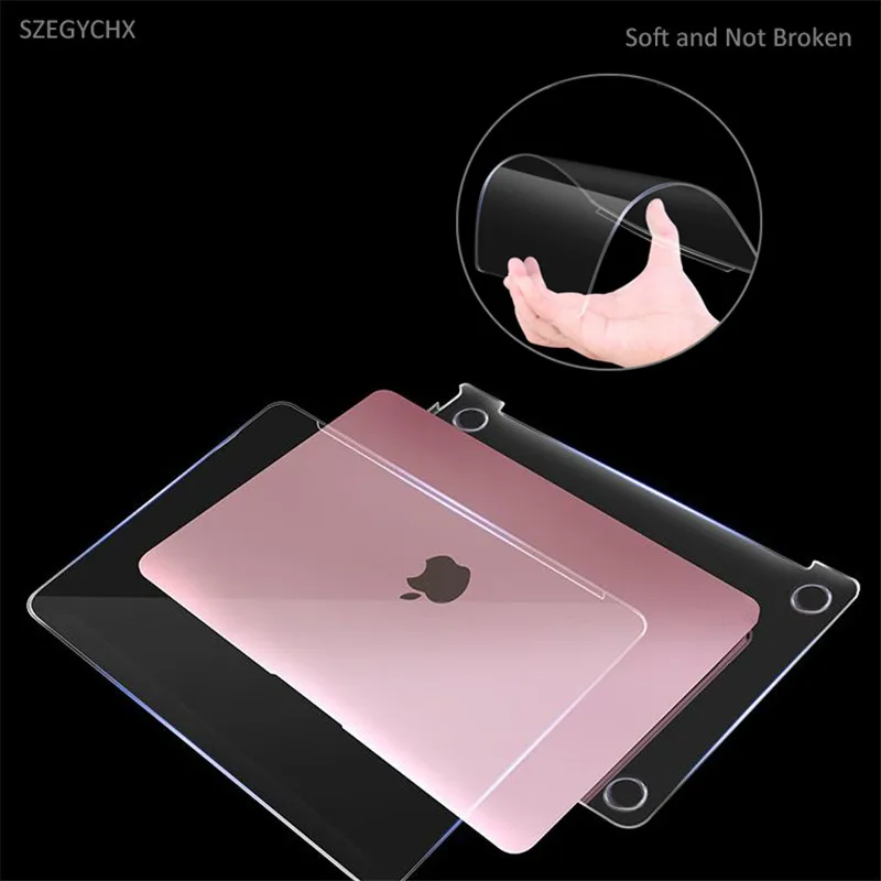 Чехол для ноутбука Macbook Air 13 Pro 16 Retina 12 15 11 дюймов Funda Touch Bar 2020 M1 A2289 A2251 A2338|Сумки и