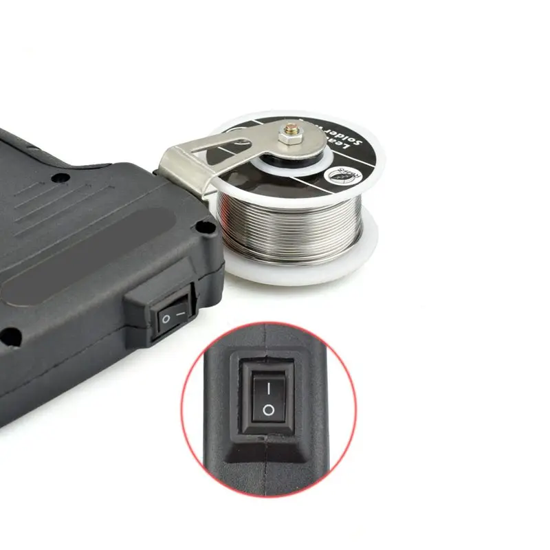 

Us Plug 110V 60W Hand-Held Internal Heating Soldering Iron Automatically Send Tin With Power Switch Welding Repair Tool(Black)