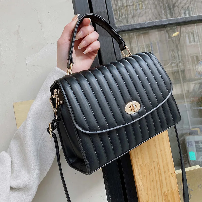 

Сумка через плечо женская, из искусственной кожи, однотонная, 2021