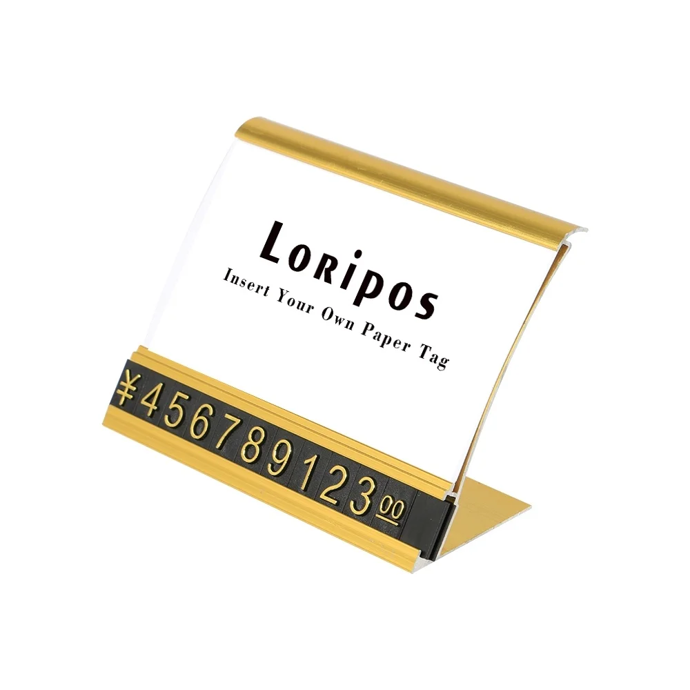 Держатель для ювелирных изделий настольная подставка с табличкой и знаком