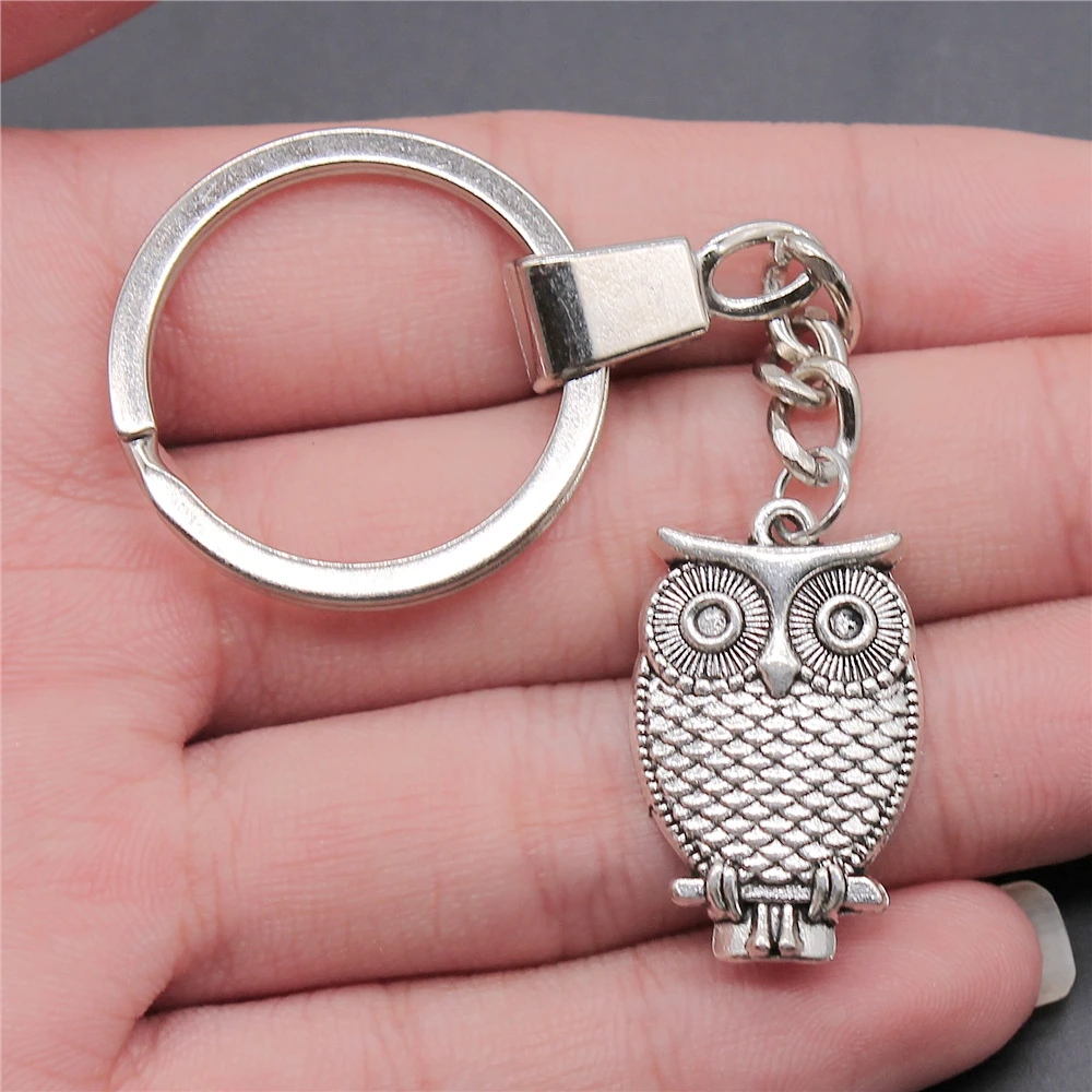 Сова брелок подарки для мужчин дропшиппинг товары 2019 модные украшения|Брелоки| |