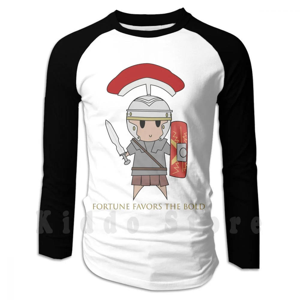 

Roman Centurion Hoodie Long Sleeve Roman Roman Soldier Roman Centurion Fortune Favors The Bold Fortuna